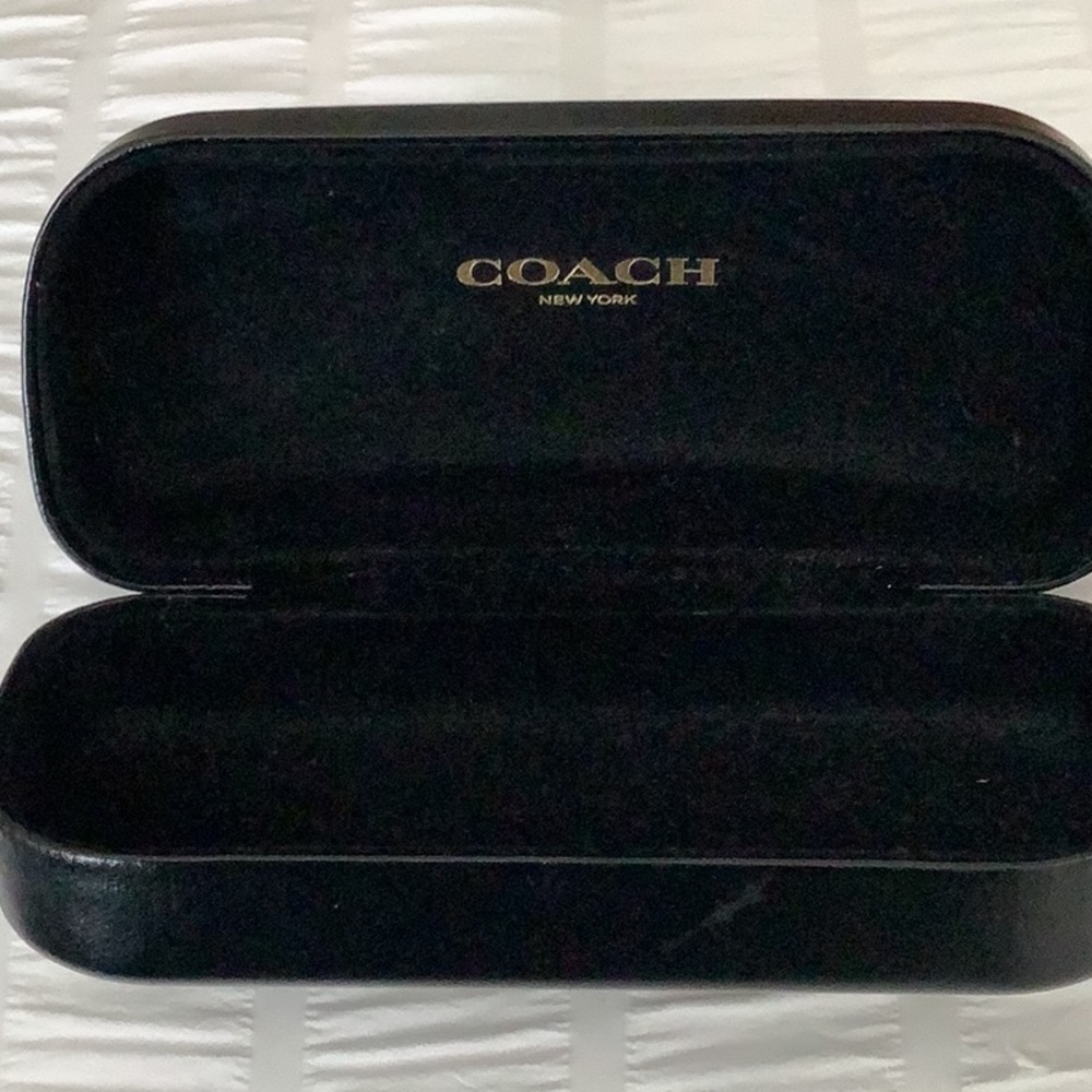 Coach Black Glasses Case